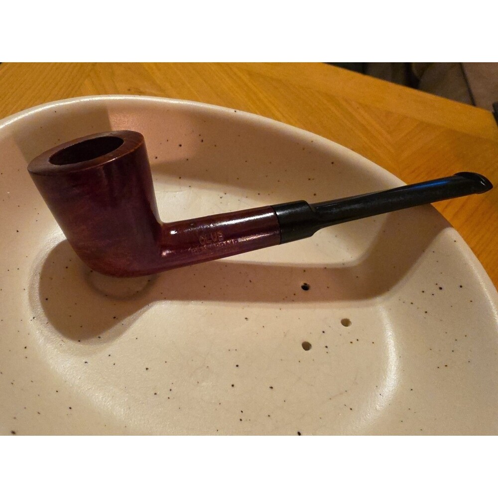 Vintage Estate Pipe - Club Made In Italy Briar, Never Smoked